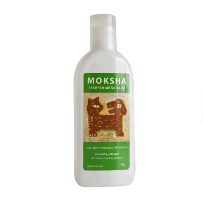 Shampoo Antialergico 250 Cc Moksha